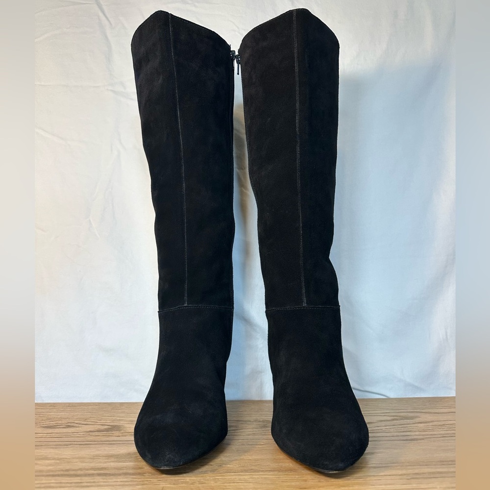 Corso Como Black Suede Knee-High Boots | Women’s Size 10 | EUC